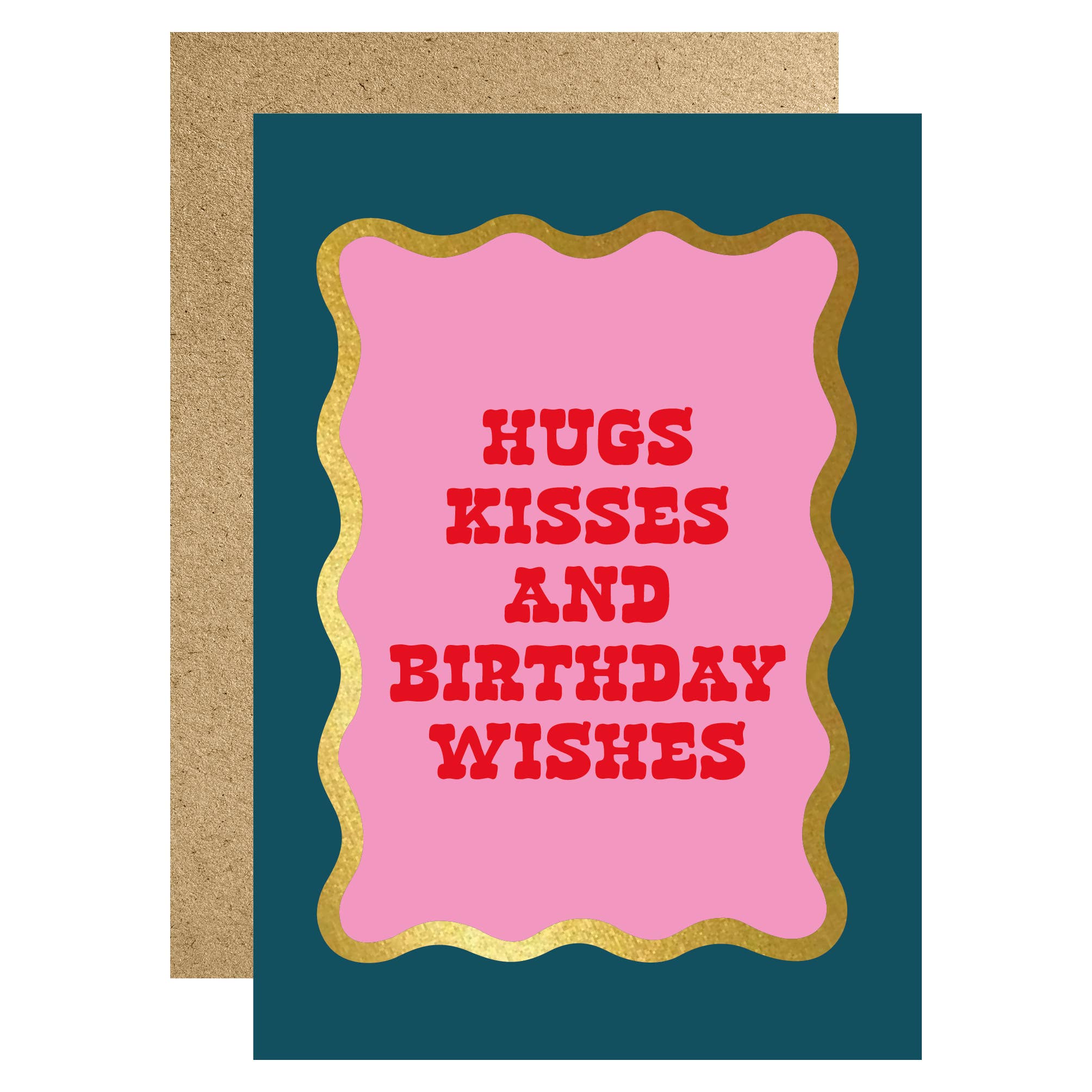 Lucky Ink – wholesale Birthday card – Hug, kisses and birthday wishes card0