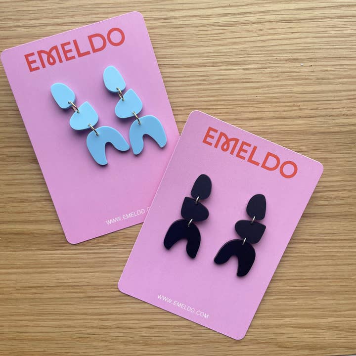 Boucles d'oreilles Patrice//sélectionnez la couleur pour la vente par Emeldo