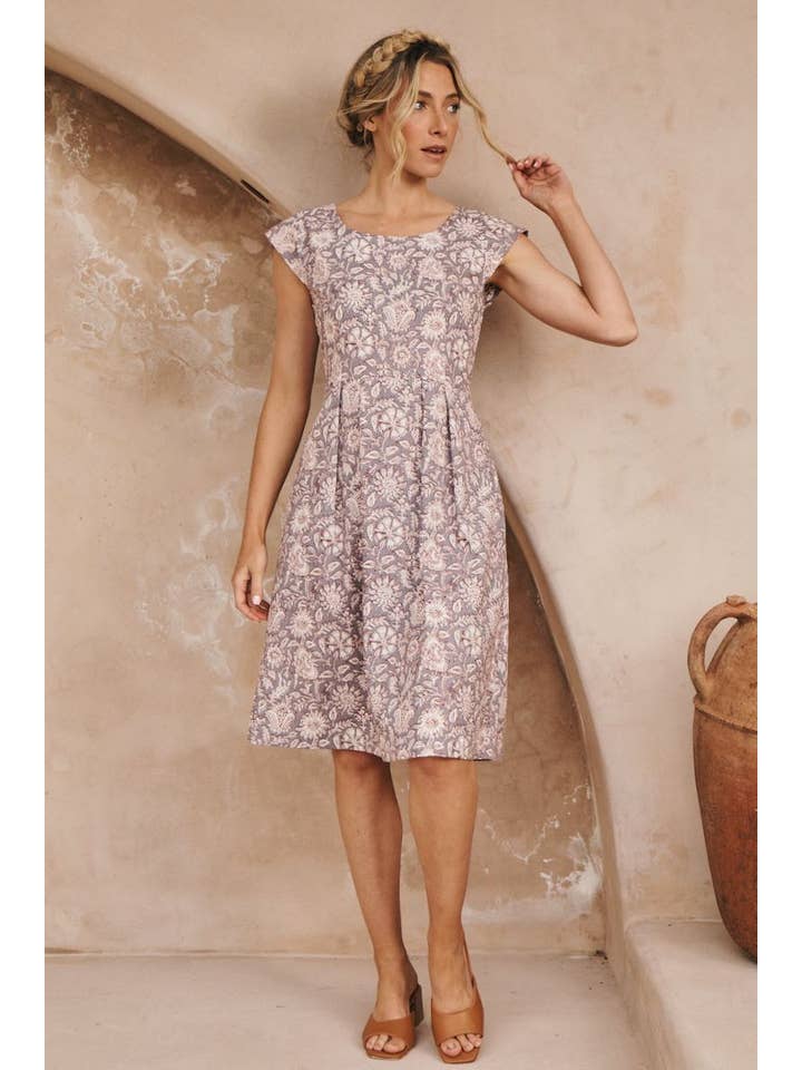 Kalina Dress - Viola for wholesale on Faire3