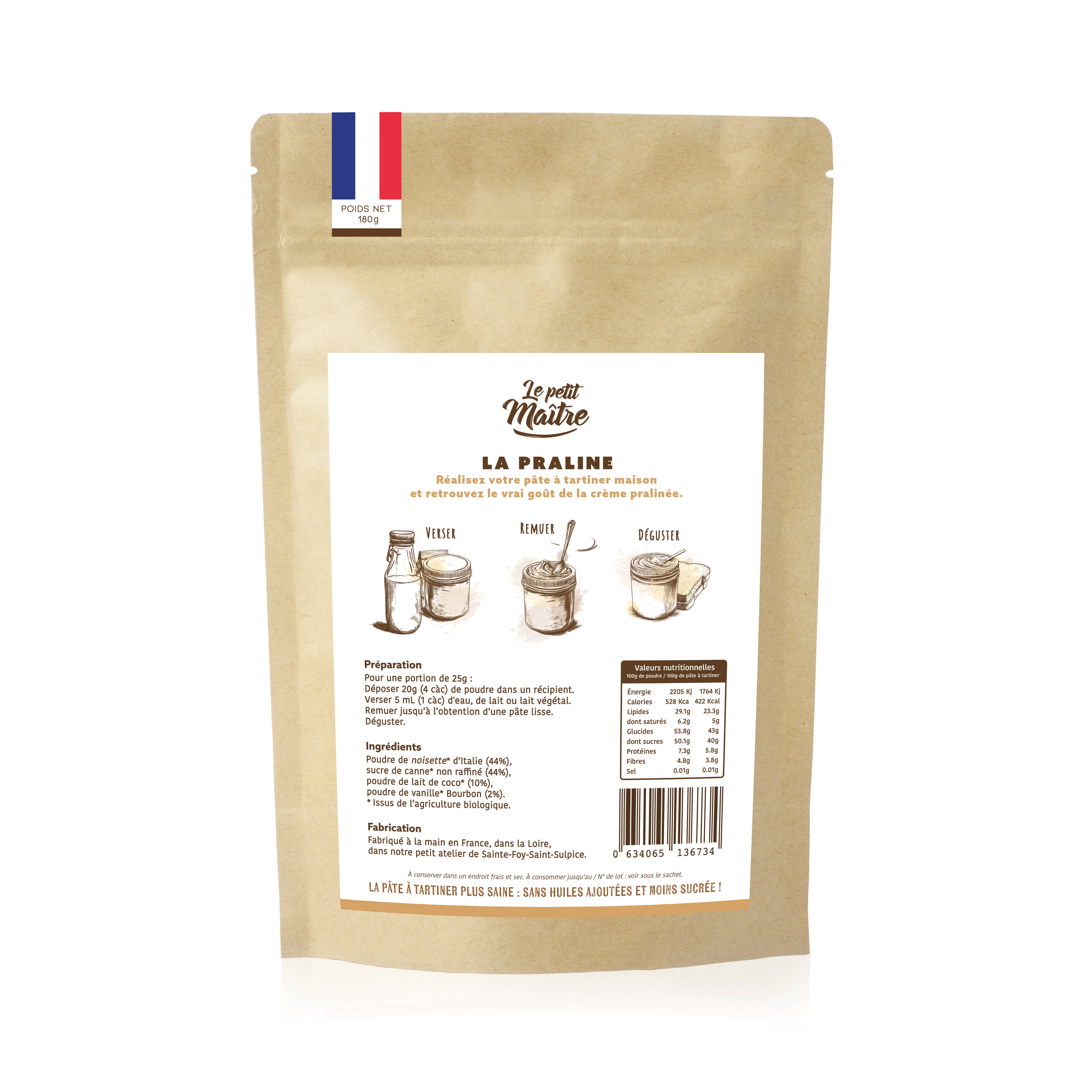 Le petit maître - Wholesale Hot Fudge/Chocolate Spread - Praline spread powder1