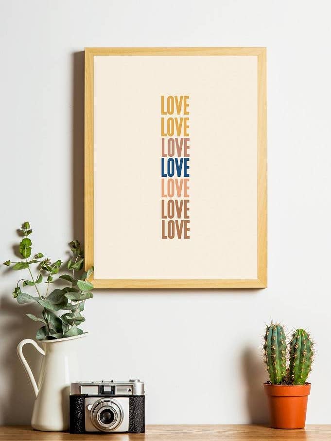 Love Print (3 misure) per la vendita all'ingrosso da parte di Crowned Free