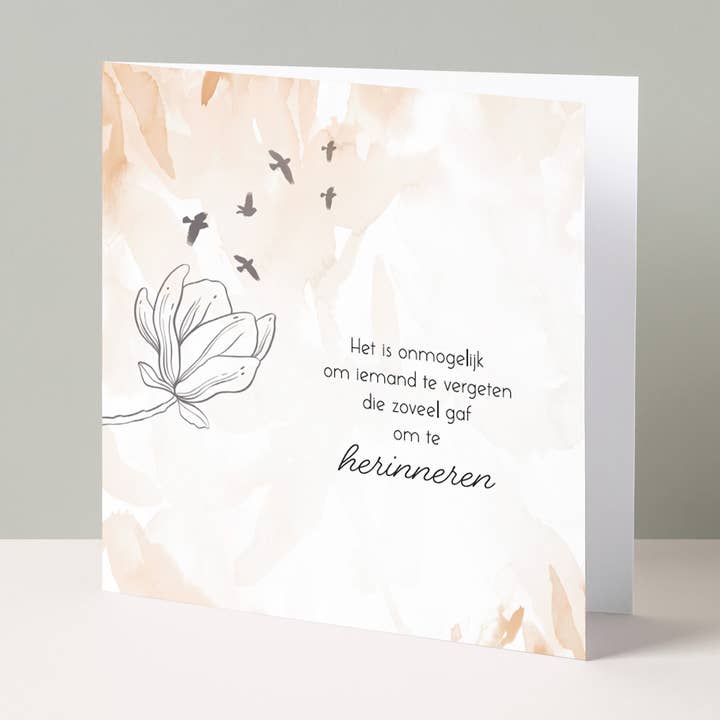 Grußkarte | Unmöglich für den Großhandel von Studio Poppybird