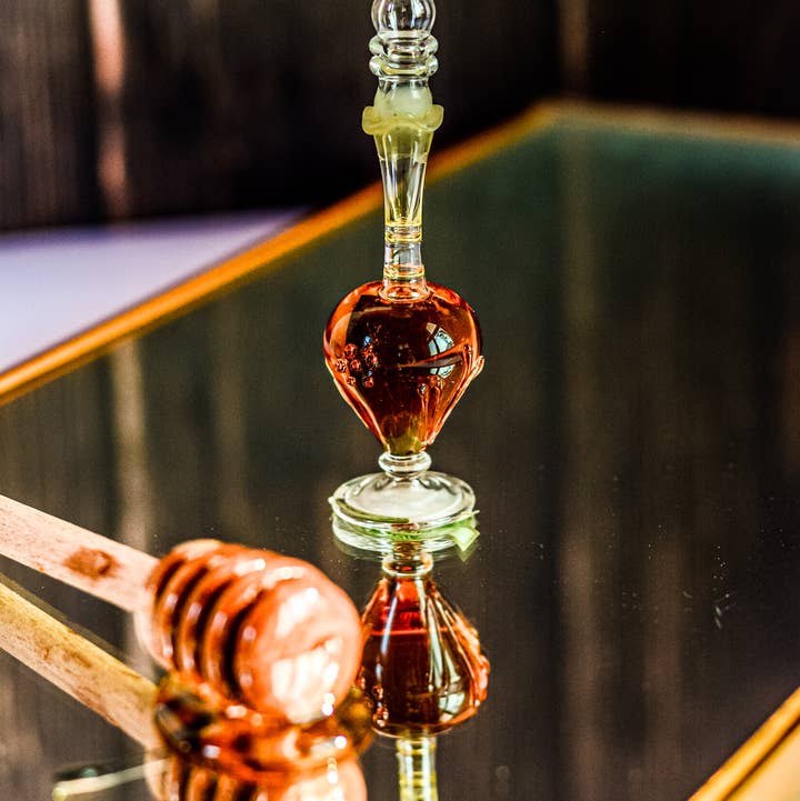 Royal Oudh Perfume Oil - Fancy Handblown Glass Bottle for wholesale by R. Expo/Song of India