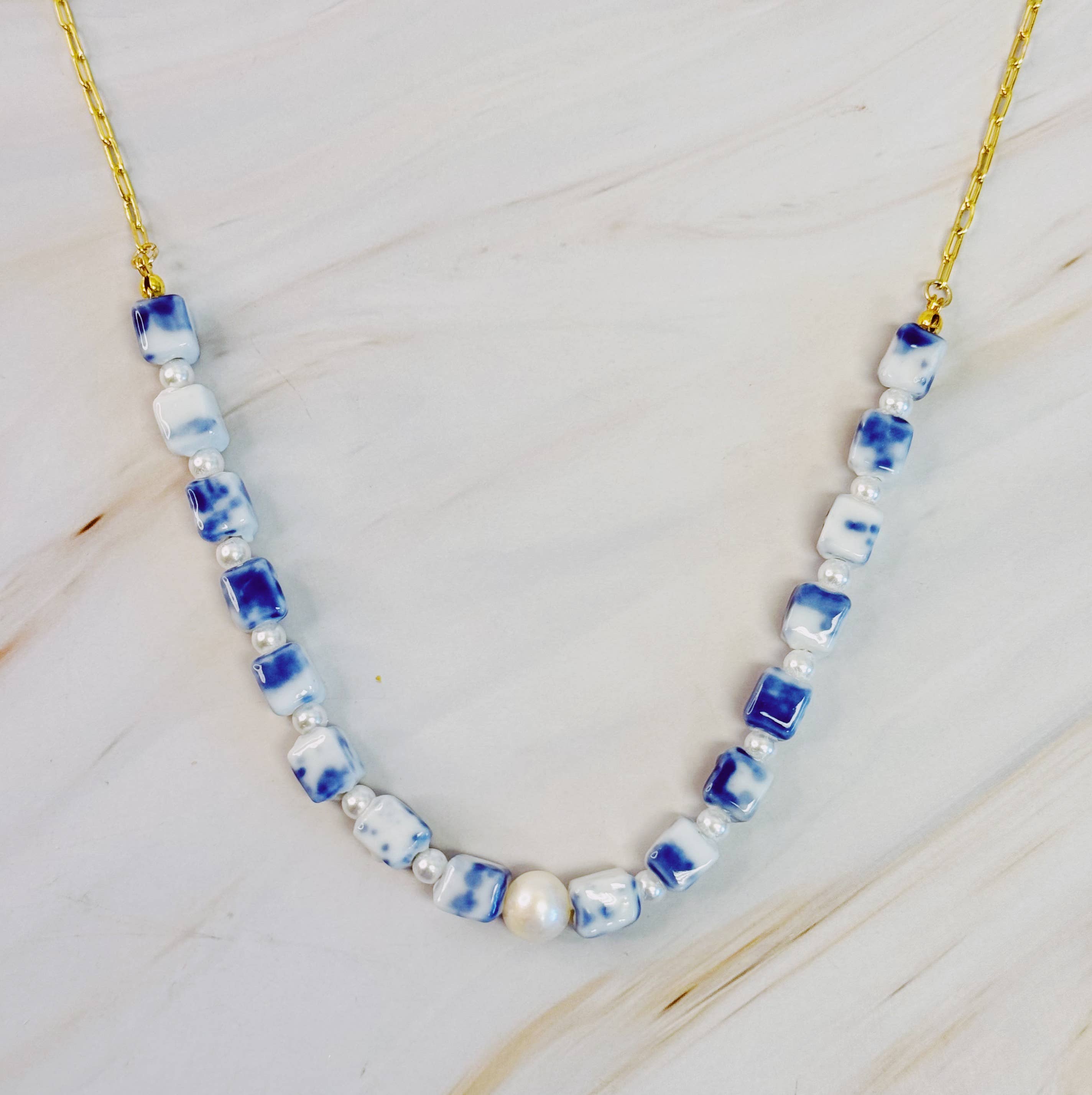 Ellison+Young - Wholesale Beaded/Pearl Necklace - Santorini Touch Freshwater Pearl Necklace5