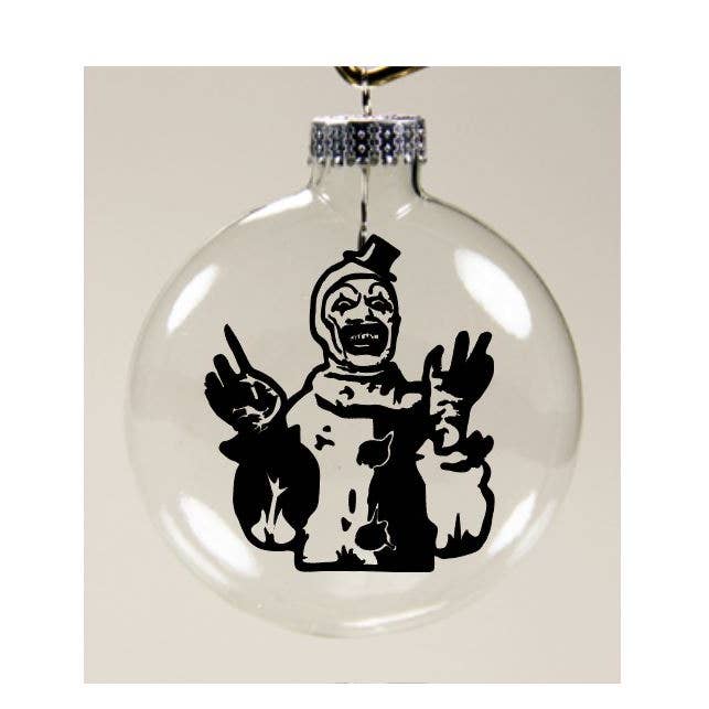 Art the Clown Terrifier Heldere Kerstornament Onbreekbaar Horror Halloween Metafysisch voor wholesale door Witchcrafted in MI