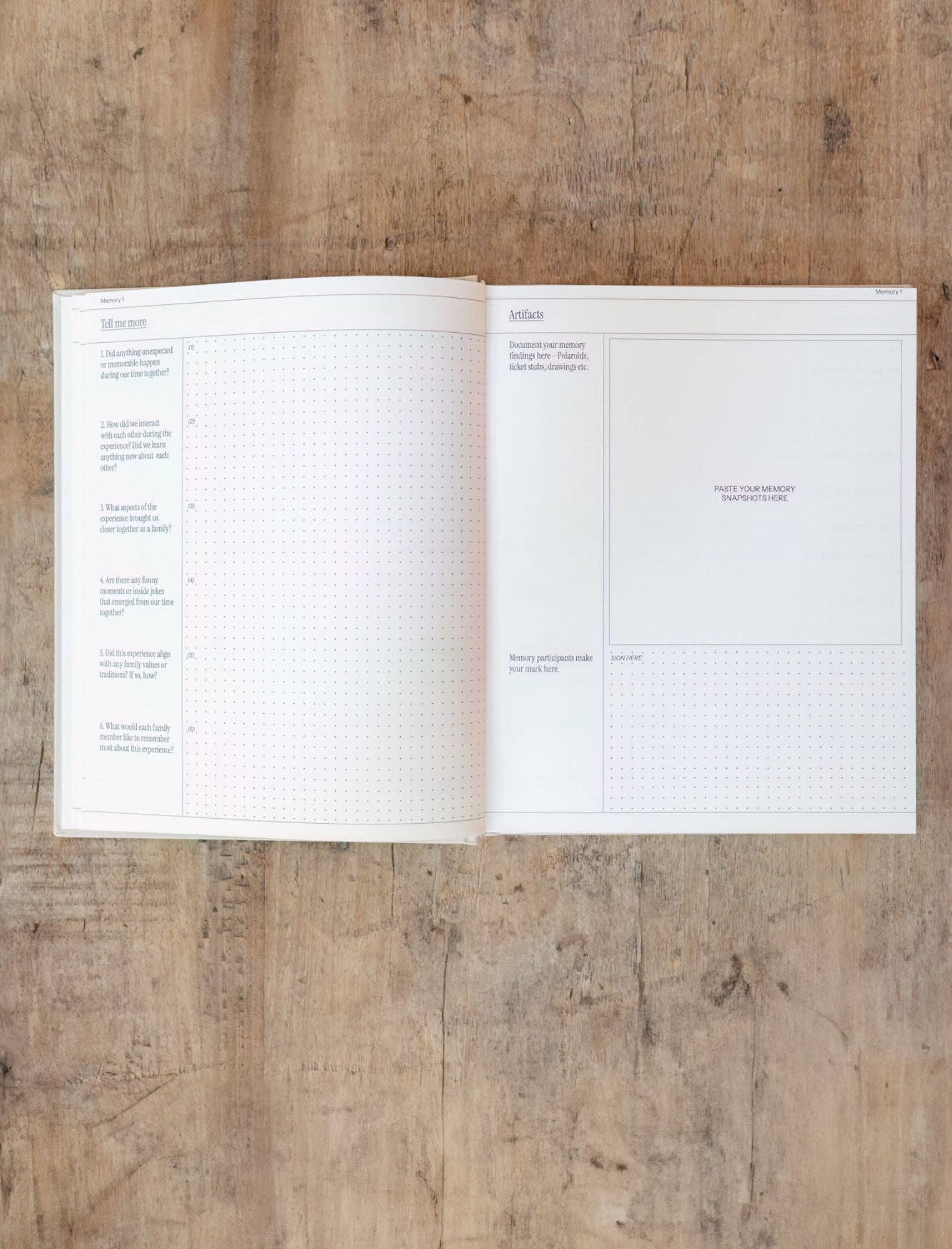 Jenessa Wait - Venta al por mayor Diario/agenda - Libro de recuerdos familiares: 50 recuerdos creados juntos8