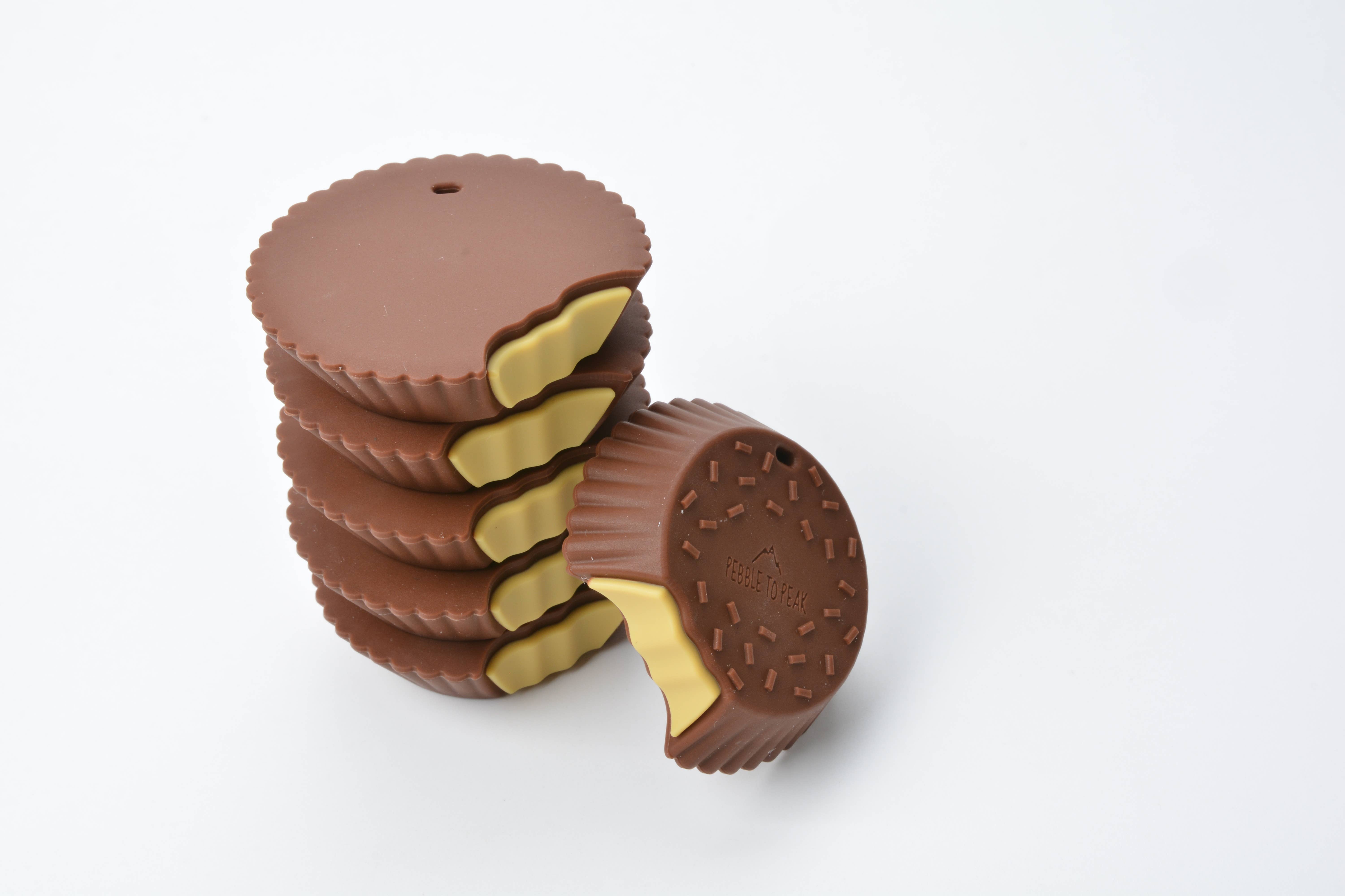 Pebble To Peak – wholesale Teether (not clip-on) – Baby – Peanut Butter Cup Treat Teether4