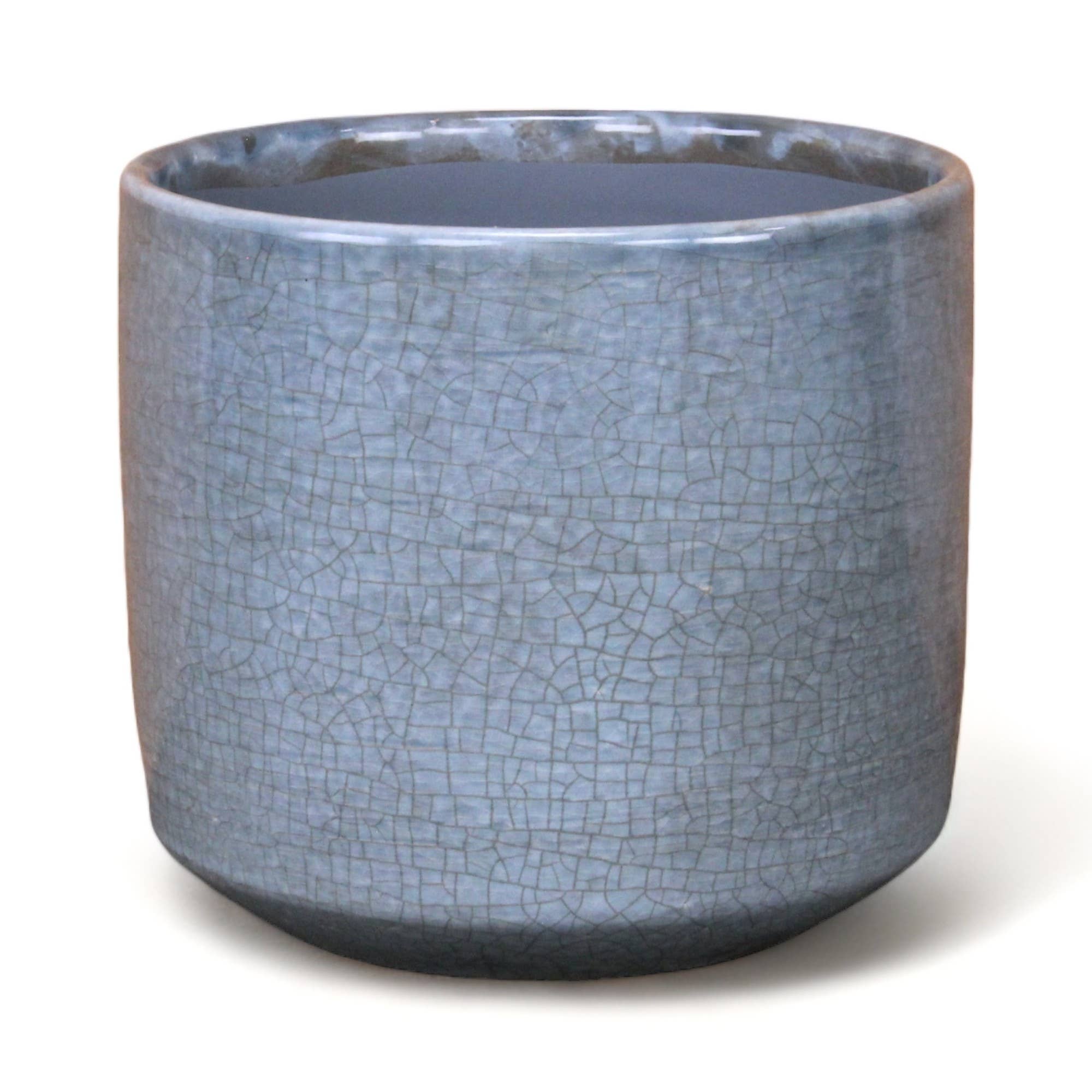 Cheungs Home Decor - Wholesale Plant Pot - Lavina Mosaic Pattern Gray Ceramic Pot7