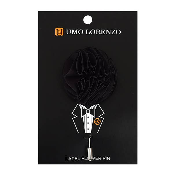 Selini New York - Wholesale Lapel Pin/Button - Solid Bouquet Piped Flower Lapel Pins8