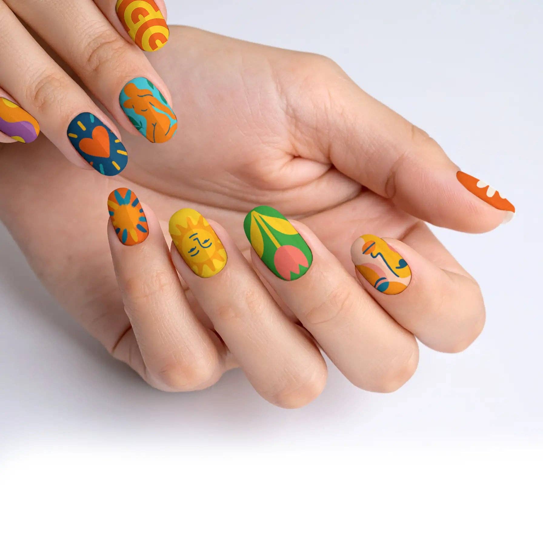 FYNE BODY - Wholesale Press-on/fake nails - Splat-tastic Canvas Creativity Press-On Nails63