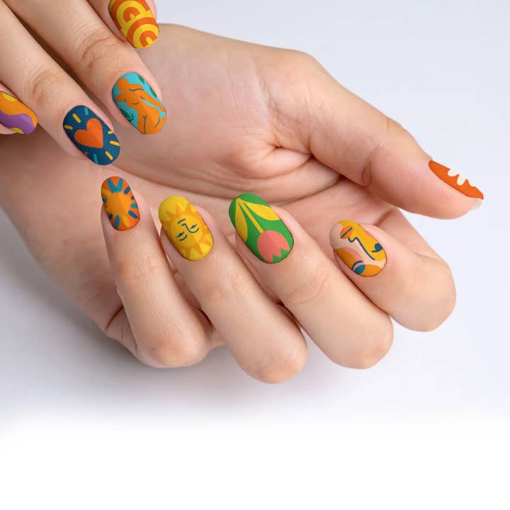 FYNE BODY – wholesale Lösnaglar – Splat-tastic Canvas Kreativitet Tryck-på Naglar63