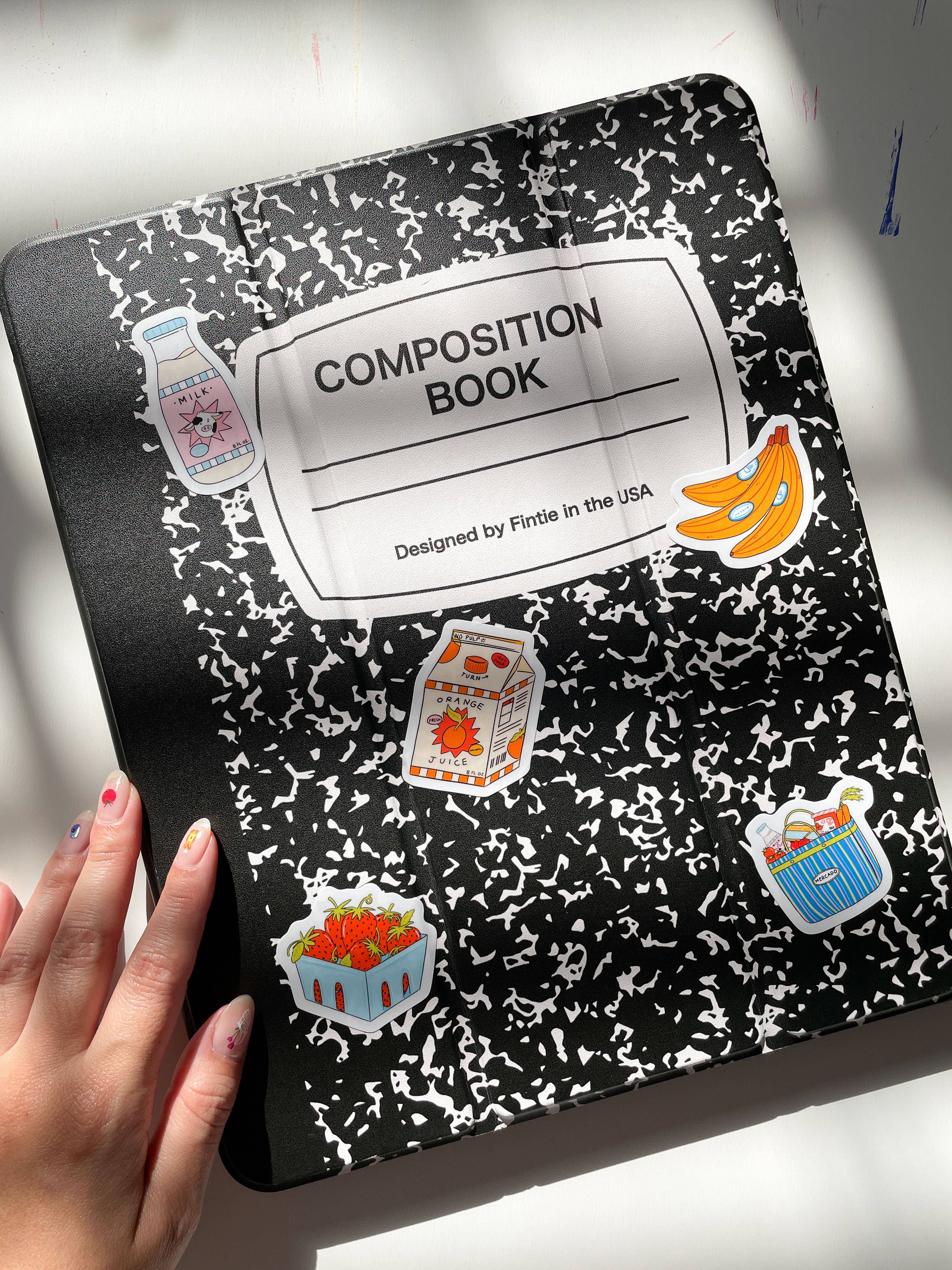 With Love, Coral - Wholesale Sticker - Mercado Bag Grocery Sticker3