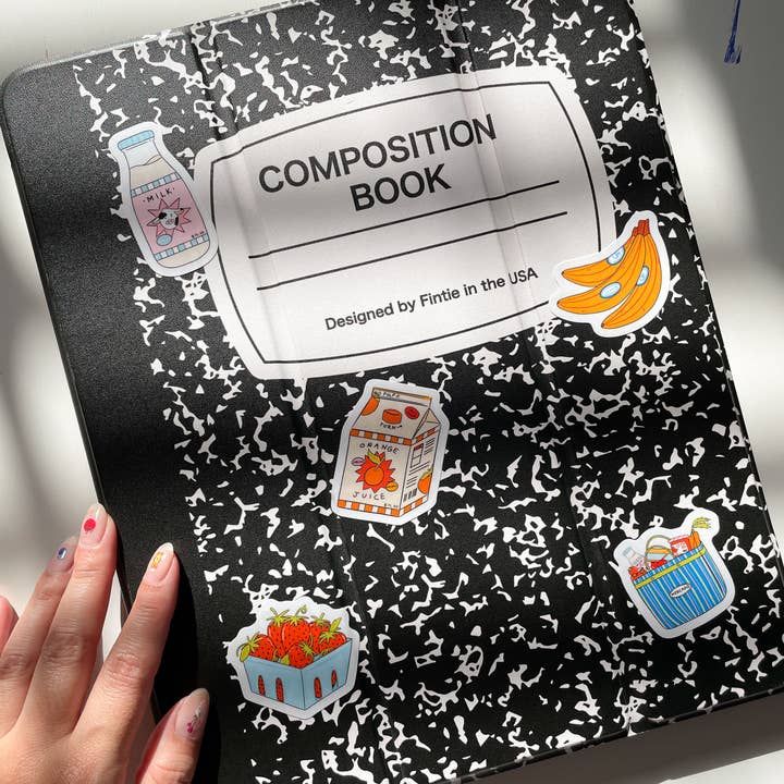 With Love, Coral - Wholesale Sticker - Mercado Bag Grocery Sticker3