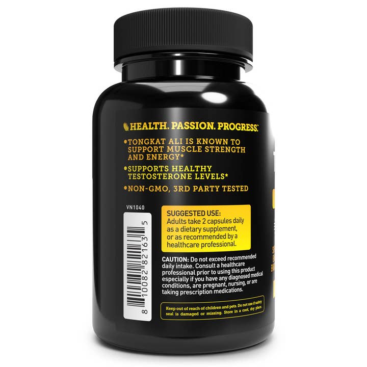 Zeal Naturals - Wholesale Oral Supplement/Vitamin - Tongkat Ali Extract Capsules for Muscle Strength