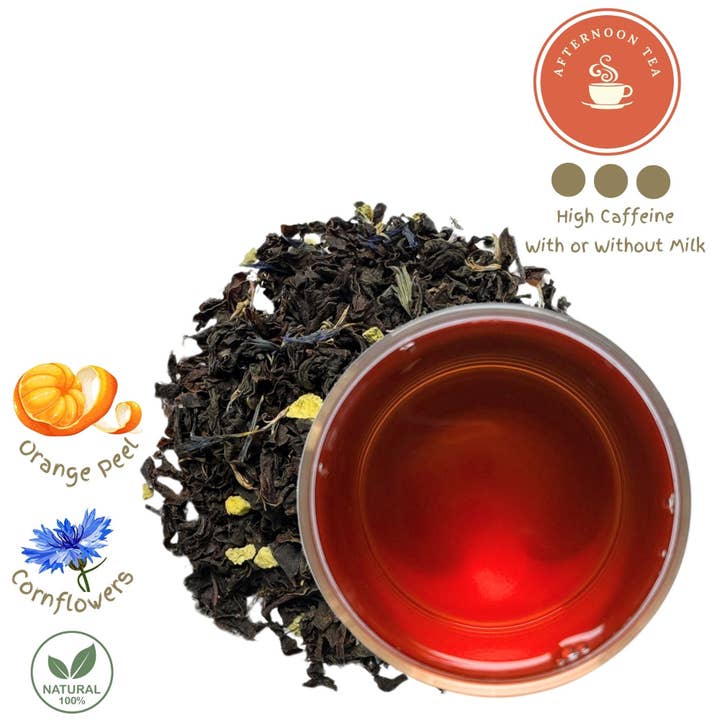 Orangé Noire - Thé Noir Pekoe Bio en Feuilles Libres pour la vente par maNASA Tea