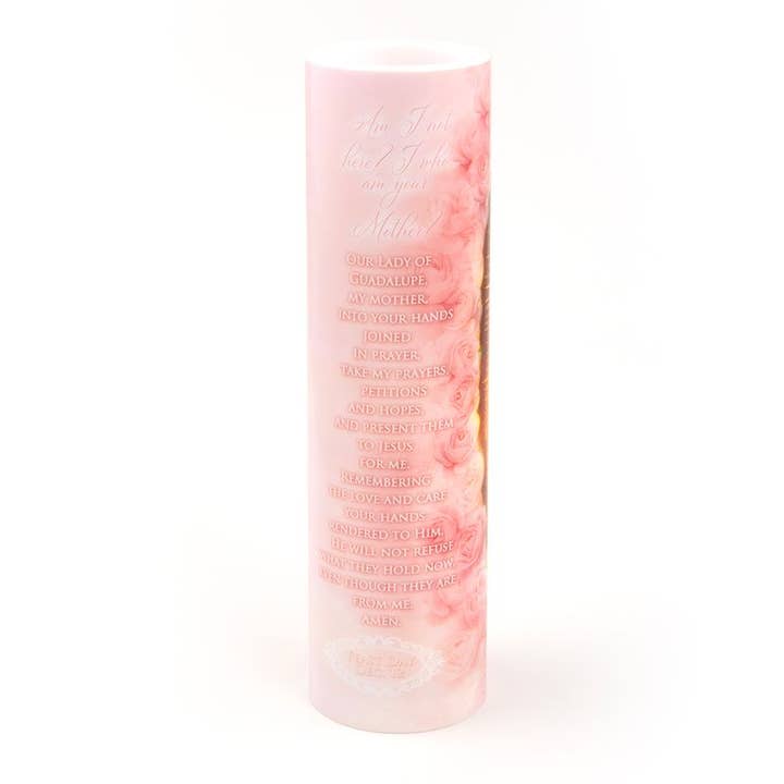 The Saints Collection - Wholesale Flameless Candle - The Saints Collection - Virgin of Guadalupe Prayer Candle1