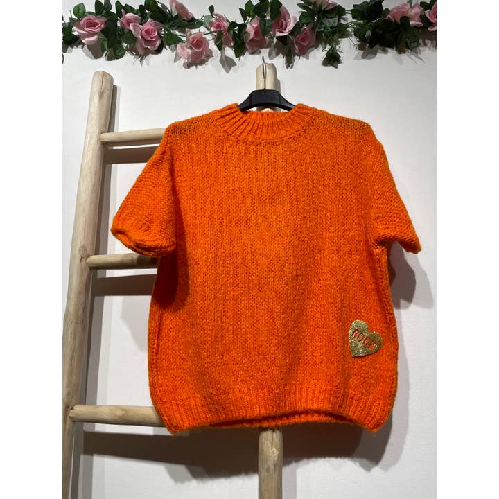 LINEN & COTTON HOUSE – wholesale Pullovertröja - Dam – 4358 TRÖJA HJÄRTA