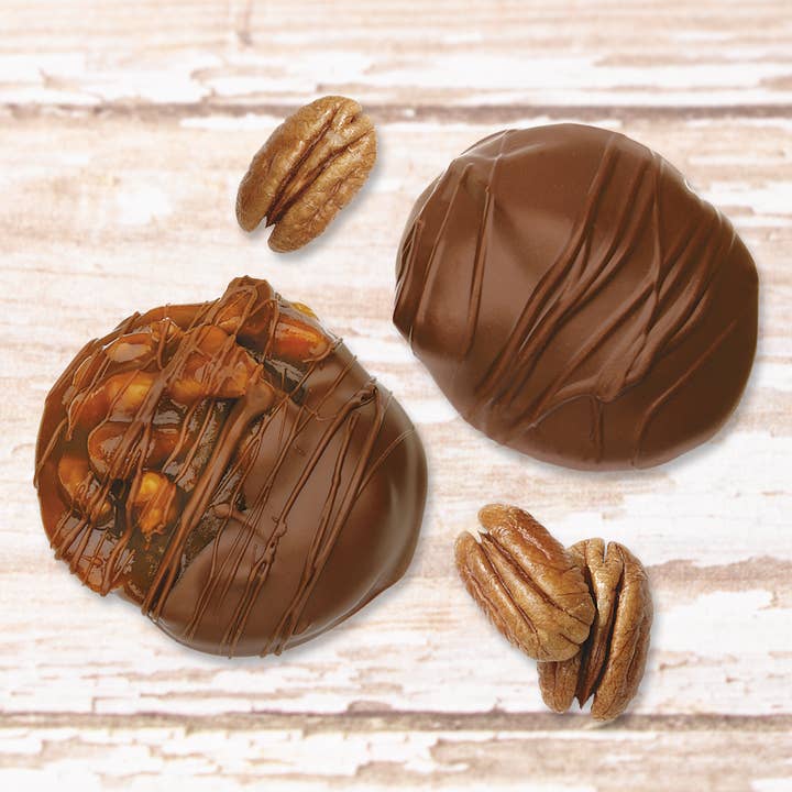 Lammes Candies - Wholesale Chocolate Covered Sweets - Chocolate Covered Pralines Bulk, Wrapped