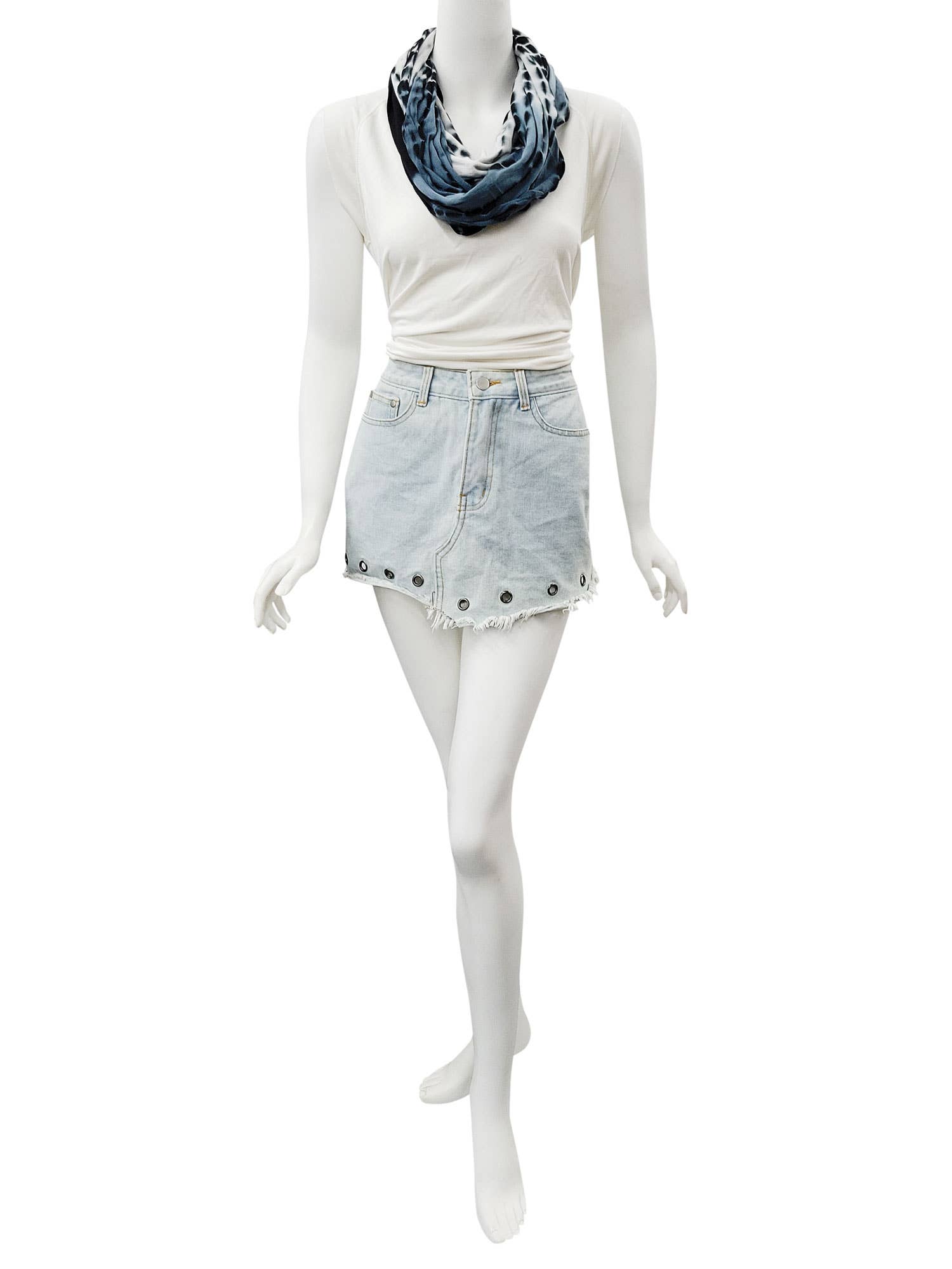 Raj Trading & Imports (USA) Inc. - Wholesale Scarf - Women's - India Infinity Tie Dye Print Scarf6