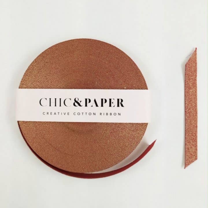 CHIC&PAPER – wholesale Band – Lurexband Bordeaux