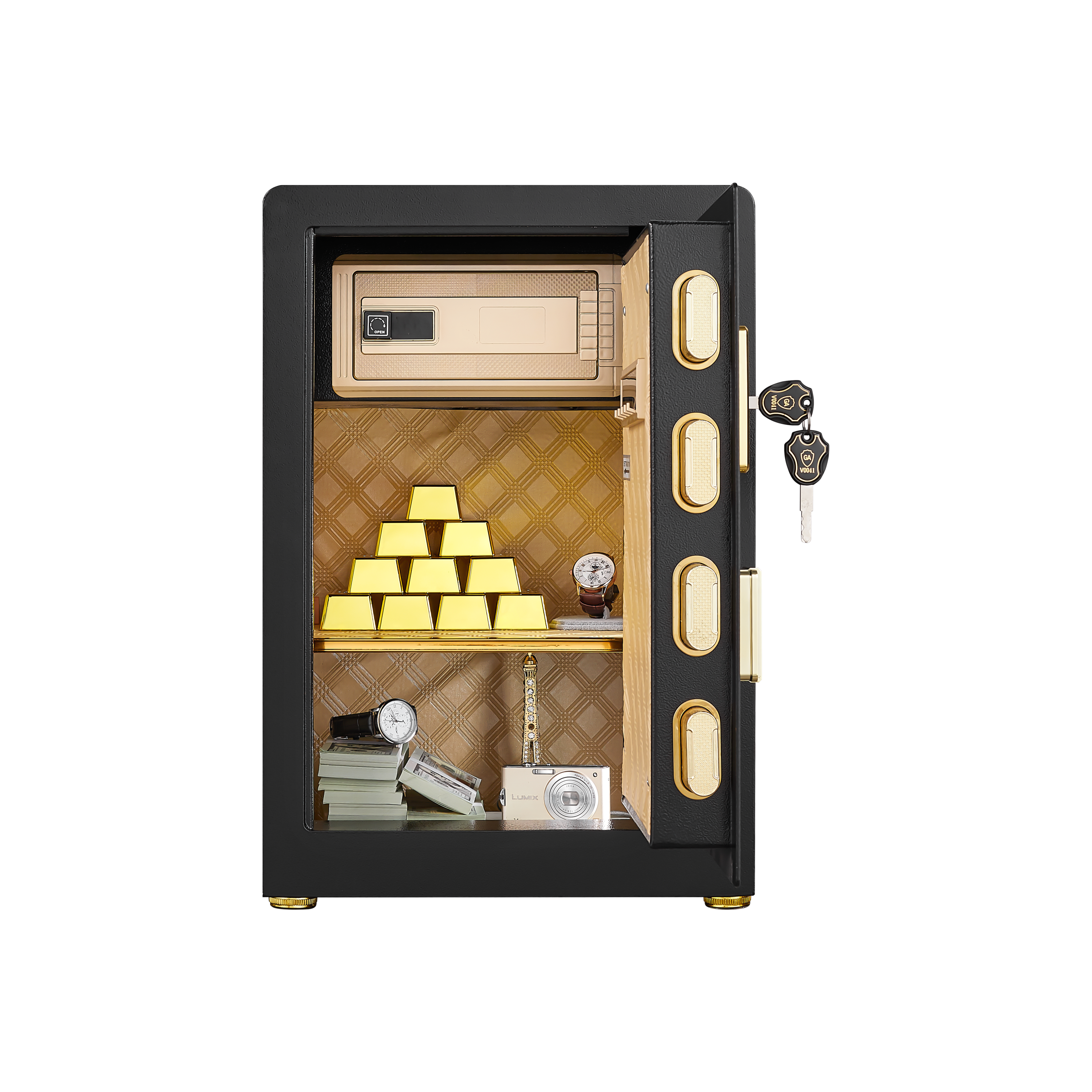 39F Inc. - Wholesale Jewelry Box/Organizer - Electronic Steel Home Safe with Digital Lock for Valuables20