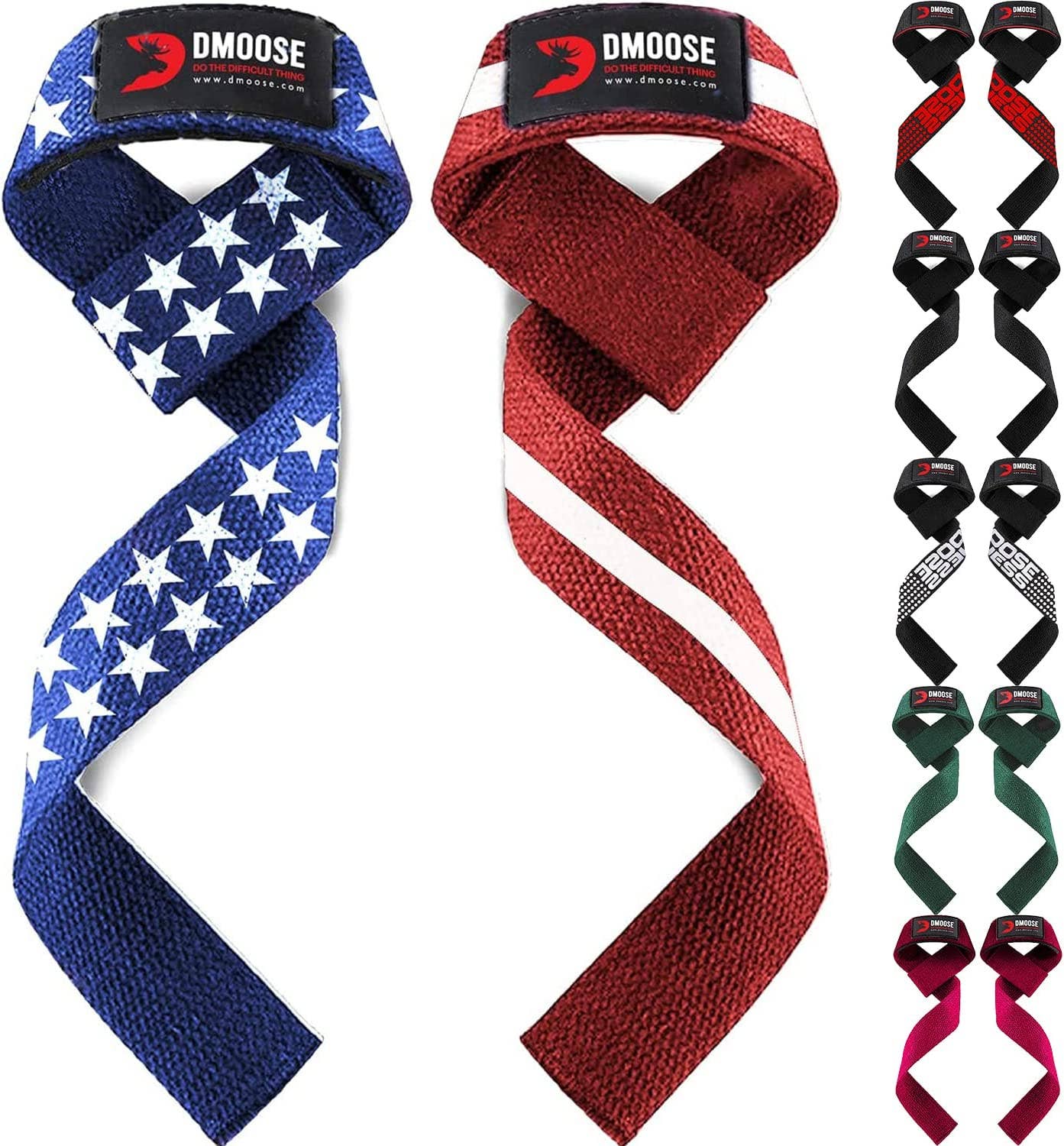 DMOOSE - Vente Équipement de fitness - Sangles de levage DMoose, sangles de poignet de 24 pouces pour haltérophili13