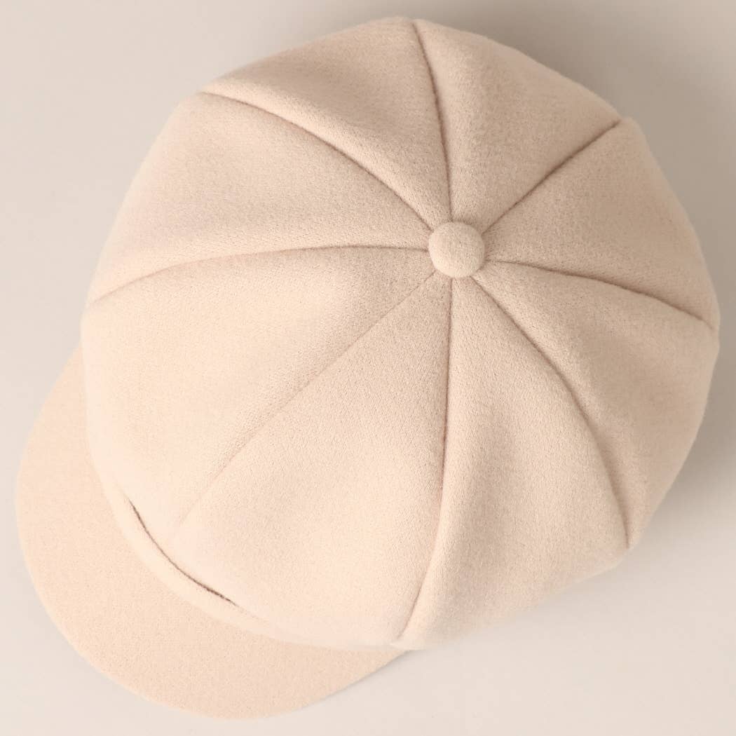 Fashion City - Vendita all'ingrosso Berretto - Donna - Cappello Cabbie casual a tinta unita4