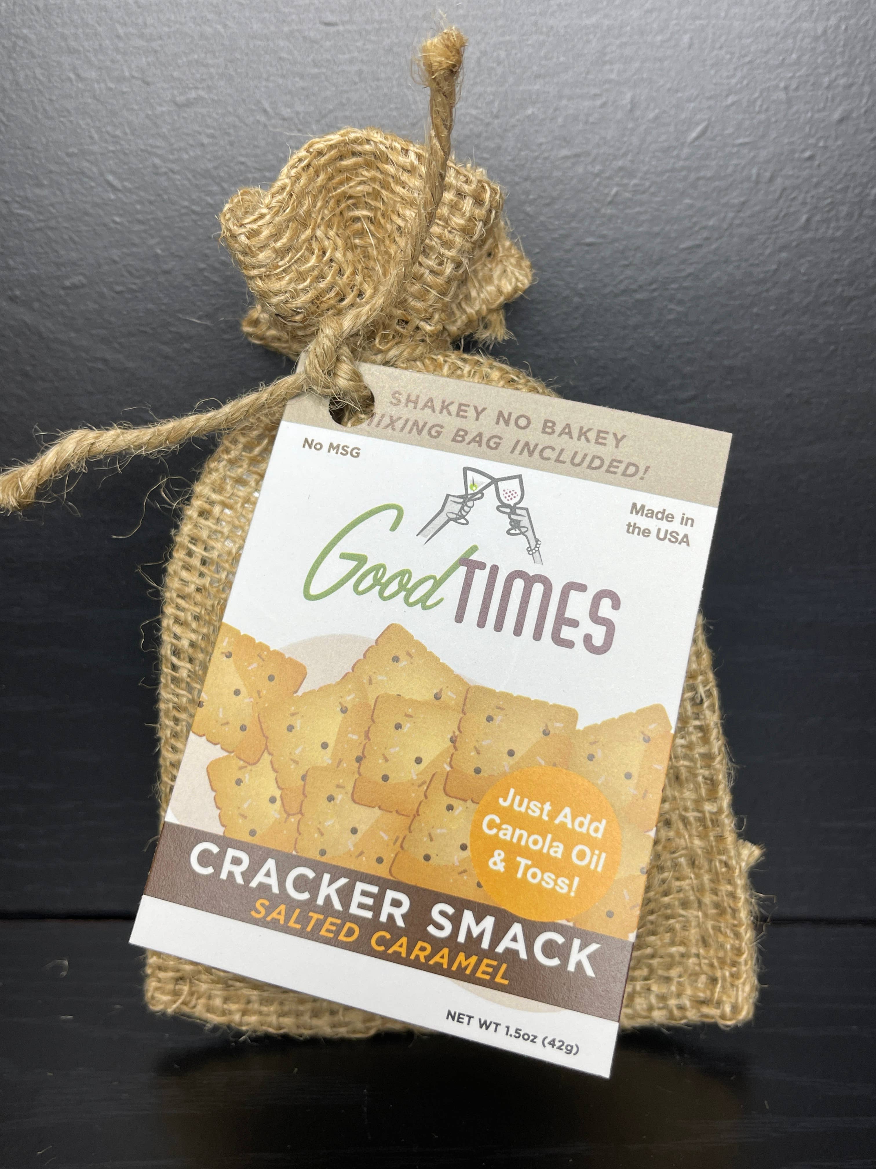 Good Times - Wholesale Crackers - Cracker Smack® Salted Caramel w/ FREE Sample0