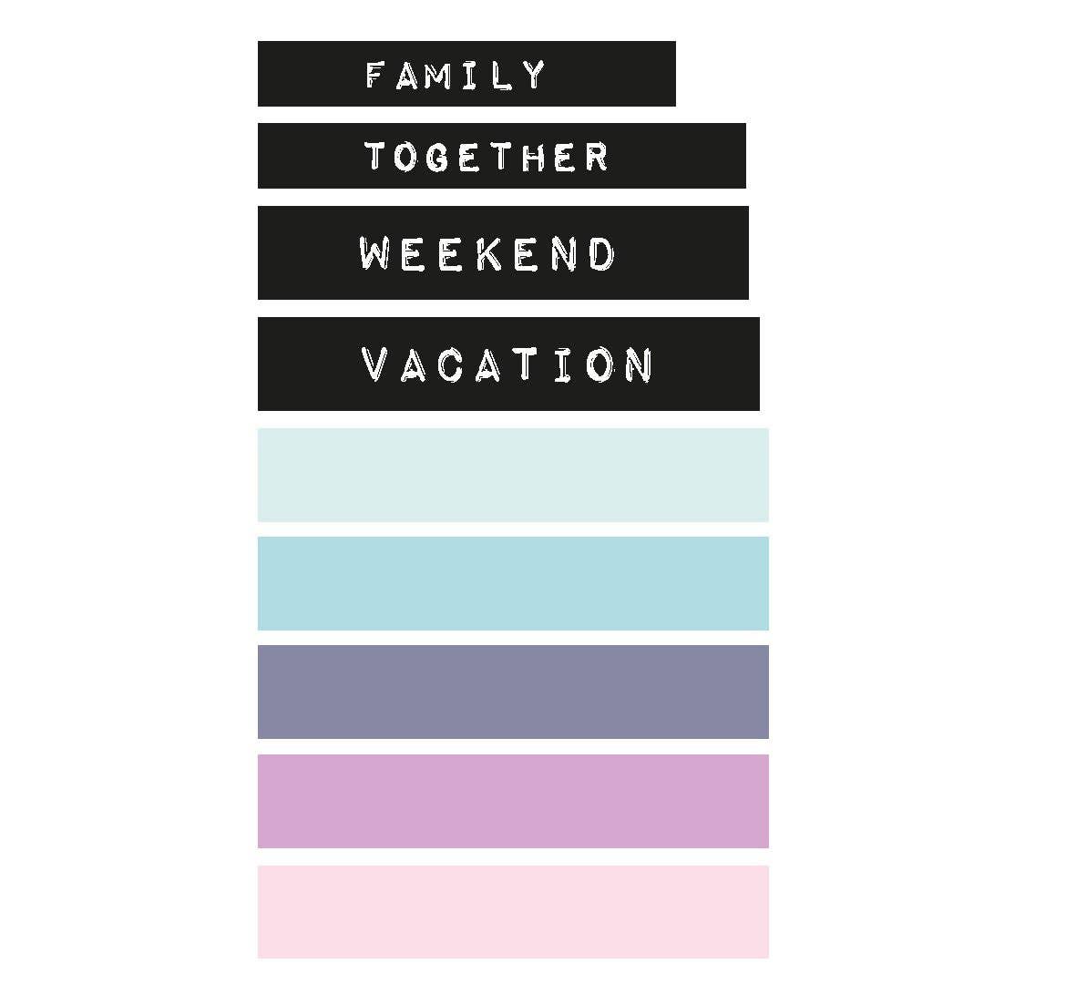 Ecstasy Crafts Distributing - Venta al por mayor Cinta washi - Washi Tape Planner Essentials 9 RLNr.171