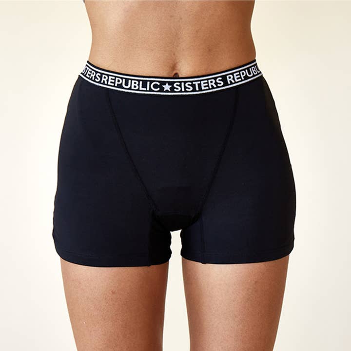 Sisters Republic - Vente Sous-vêtements – femme - Menstrual Panties Boy Shorts Ginger Absorbency Super1