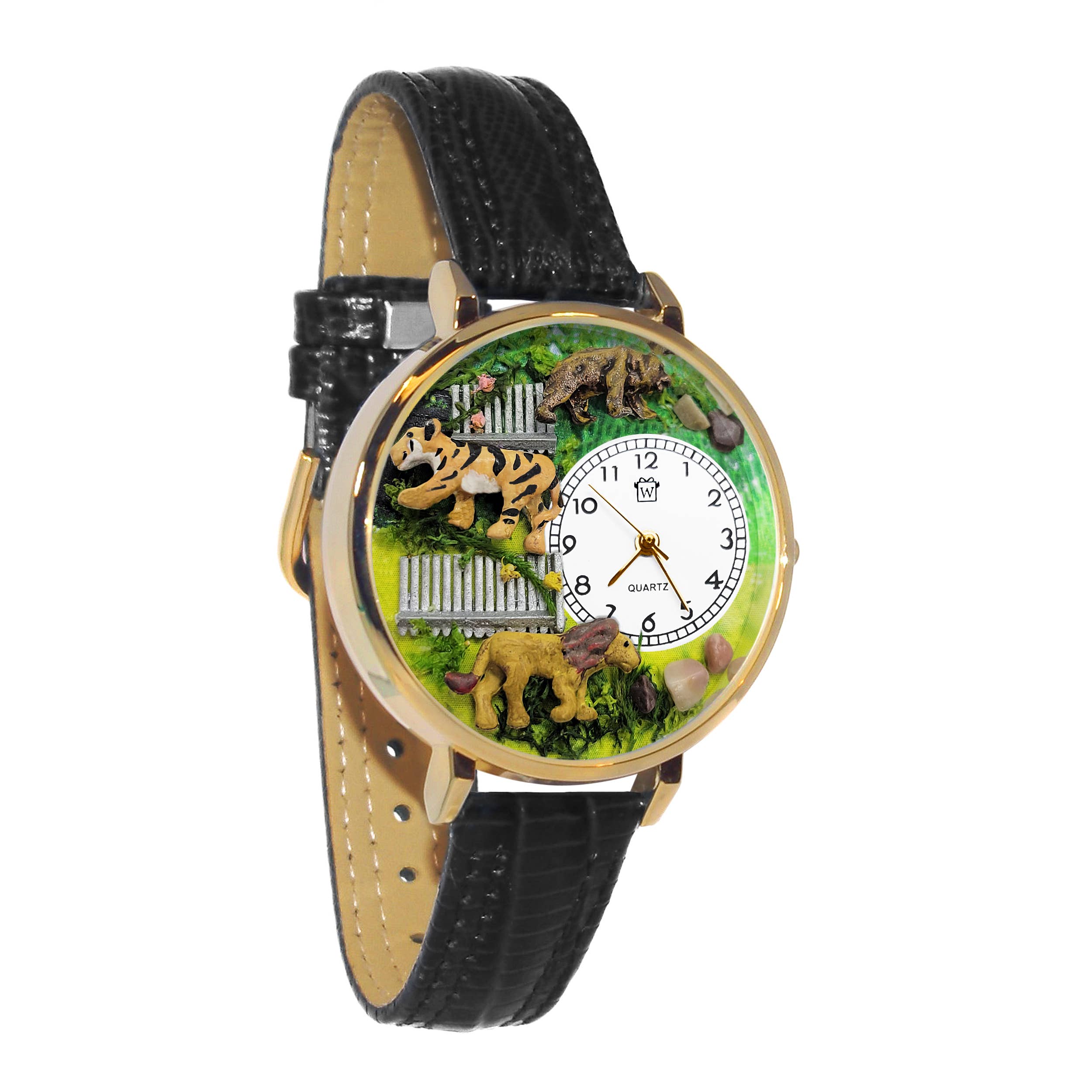 Whimsical Gifts – wholesale Wrist Watch – Unisex – Zoo Animals Zookeeper 3D Watch | Handmade in USA0