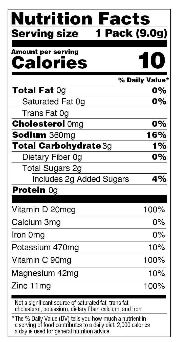 ZYN-Immunity & Recovery - Vente Boisson diététique en poudre - Curcuma ZYN, électrolyte et soutien immunitaire (variété, paquet de 8)4