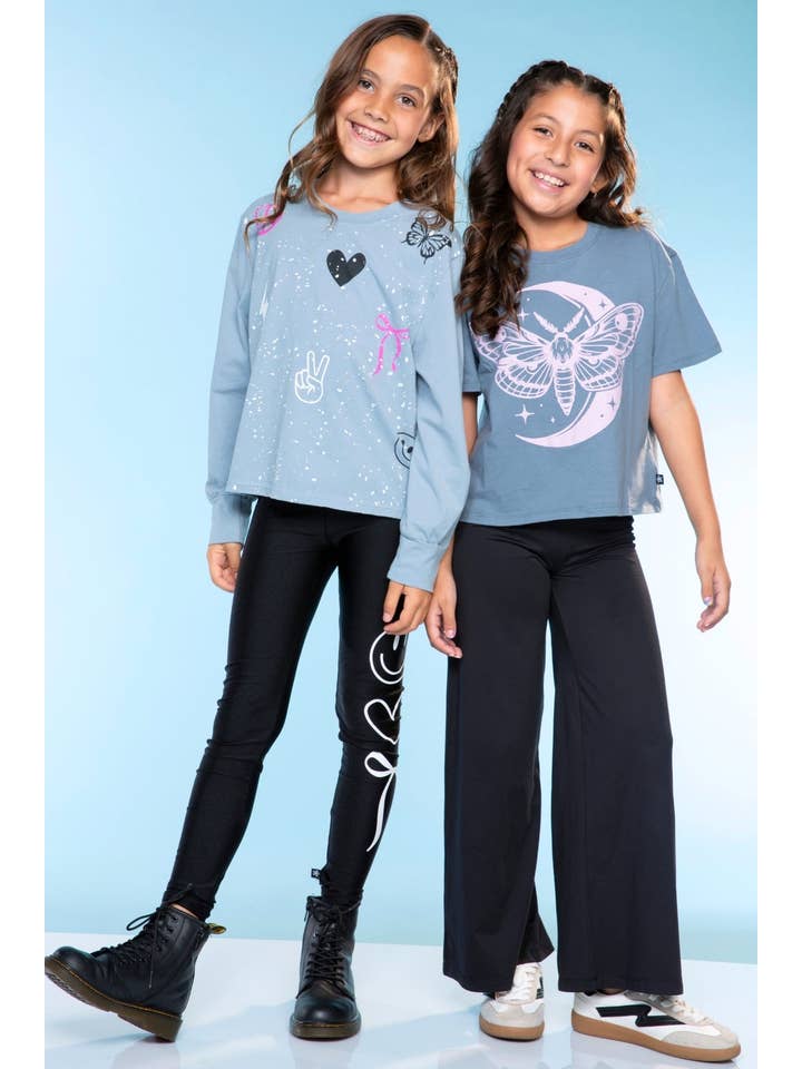 PixieLane - Wholesale Fashion Leggings - Kids - High Shine Long Legging12