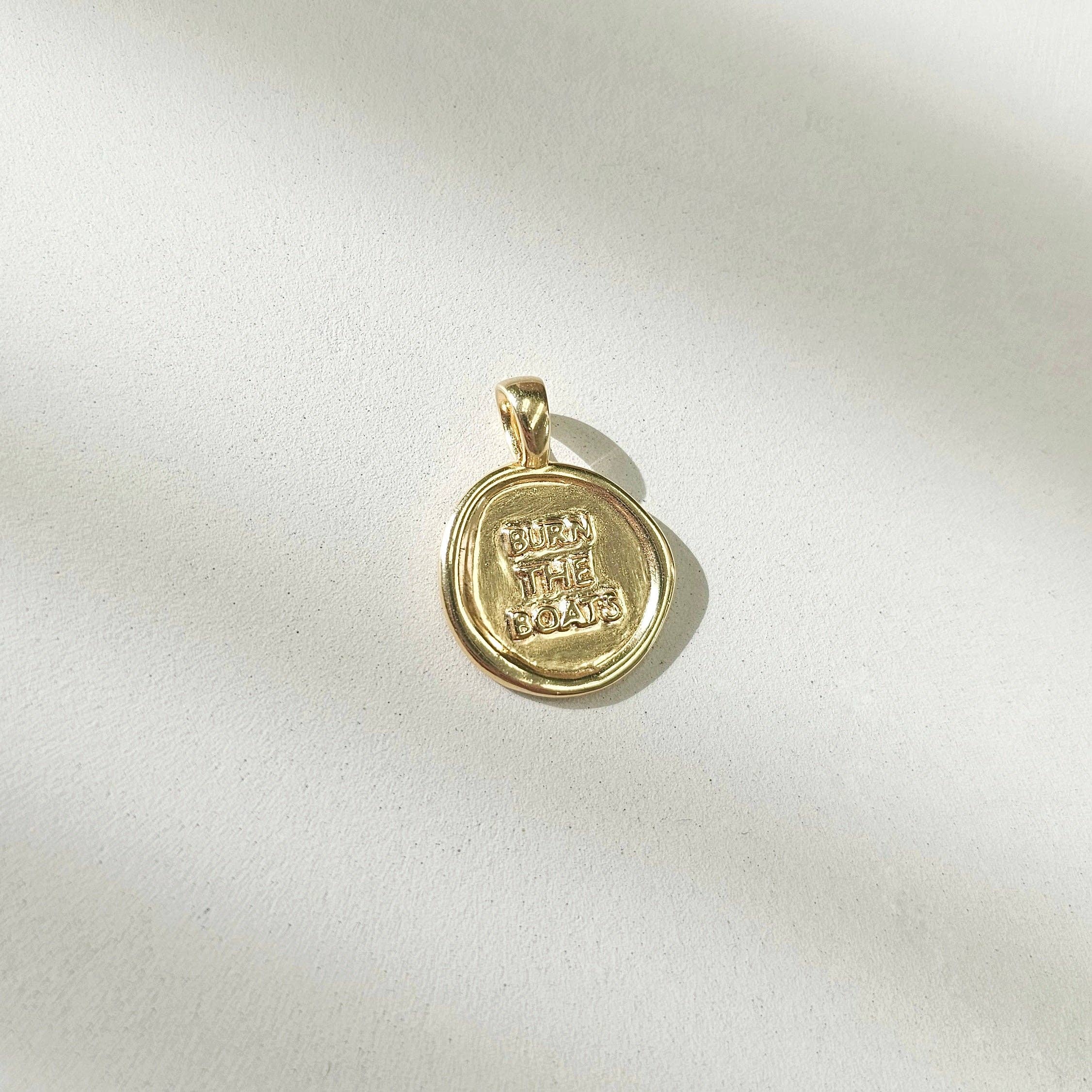 Lat & Lo - Wholesale Individual Charm/Pendant - All-In Pendant Charm | "Burn the Boats"1