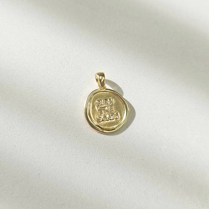 Lat & Lo - Wholesale Individual Charm/Pendant - All-In Pendant Charm | "Burn the Boats"1
