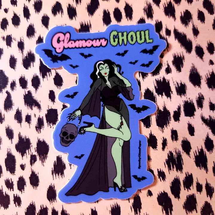 Spooky Glam Paper - Wholesale Sticker - Glamour Ghoul Sticker(6 pack)2