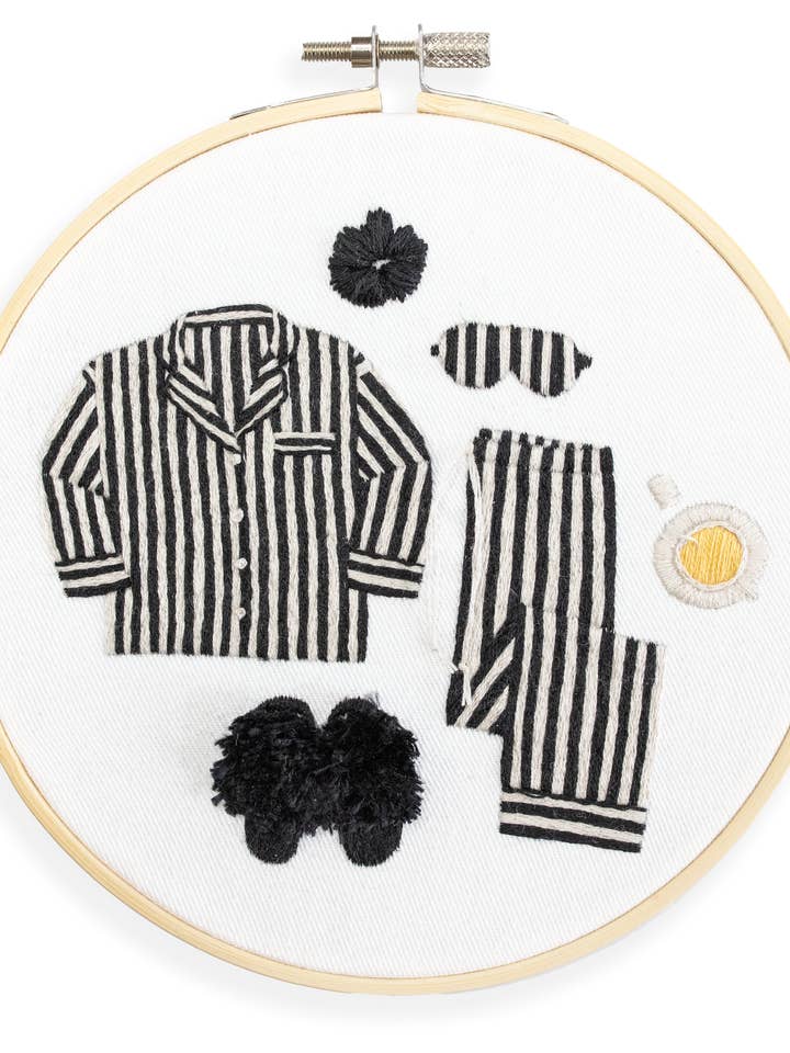 Pajama Set Embroidery Kit for wholesale by kdornbier embroidery