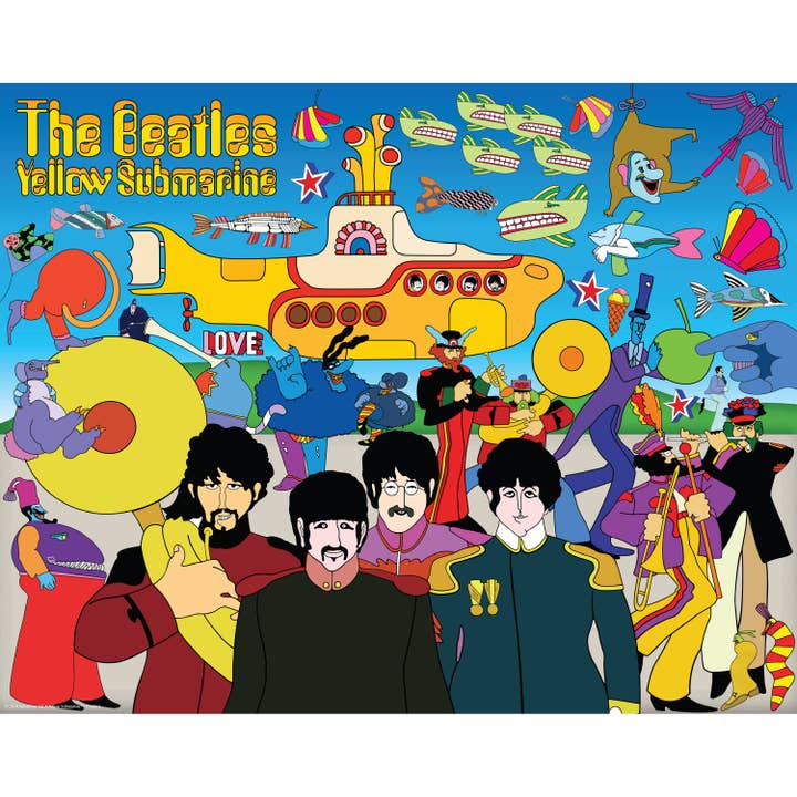 Hinkler Australia - Wholesale Puzzle – Adult - The Beatles Jigsaw Yellow Submarine2