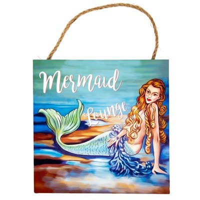 Orlando Warehouse84 - Wholesale Wall Art Set - Mermaid Lounge Sign, Mermaid Decor, Wood Sign