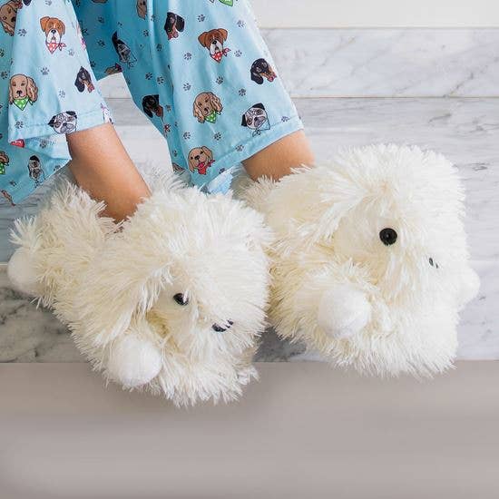 Amanda Blu - Wholesale Slippers - Women's - Shaggy Puppy Slippers
