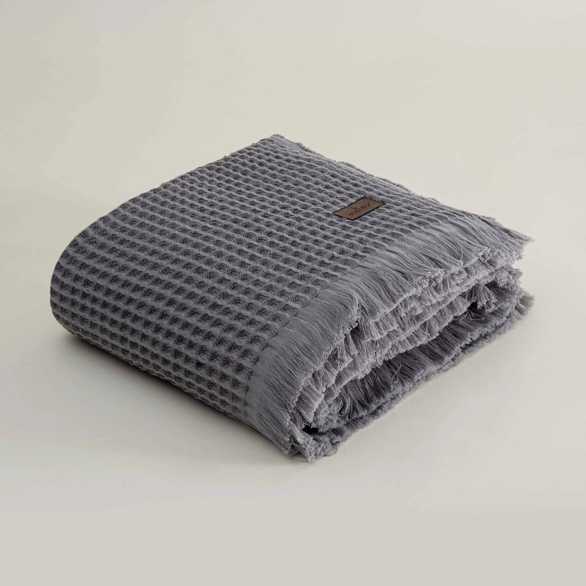MINOA - Vendita all'ingrosso Plaid - Aegean biologico, Coperta/Trapunta Grande Seren Waffle Waffle Organico 400 grammi9
