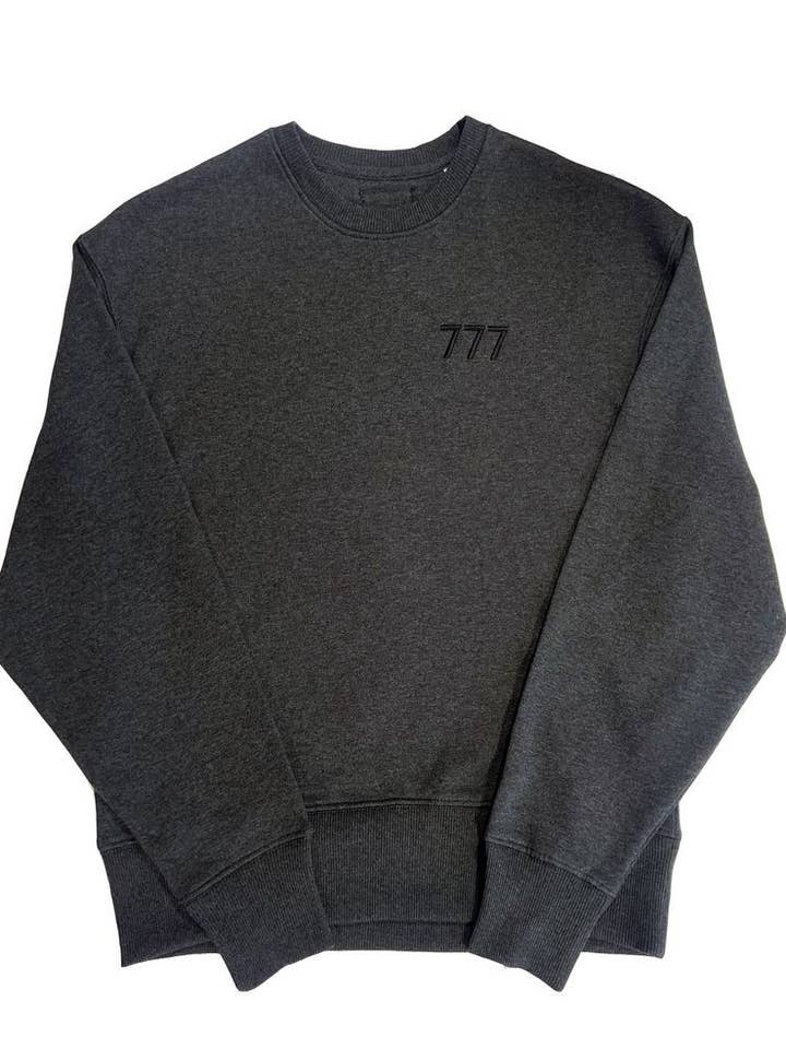 Sudadera unisex 777 con bordado de número angelical para venta al por mayor de Maisonnoée