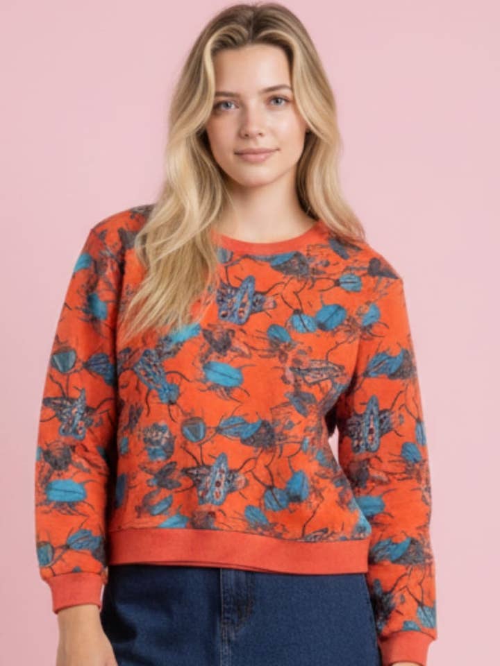 Camisola Vermelha bichos por atacado de Smile