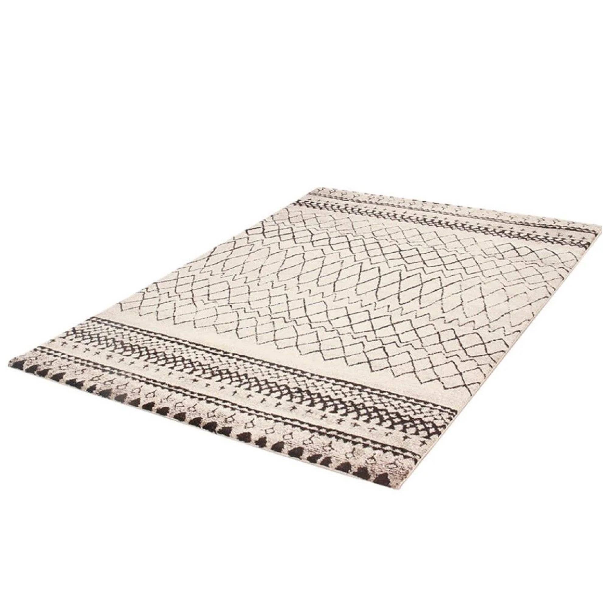 Beige Tapis berbère style MOROCCO TRIBAL Oeko tex en vente sur Faire6
