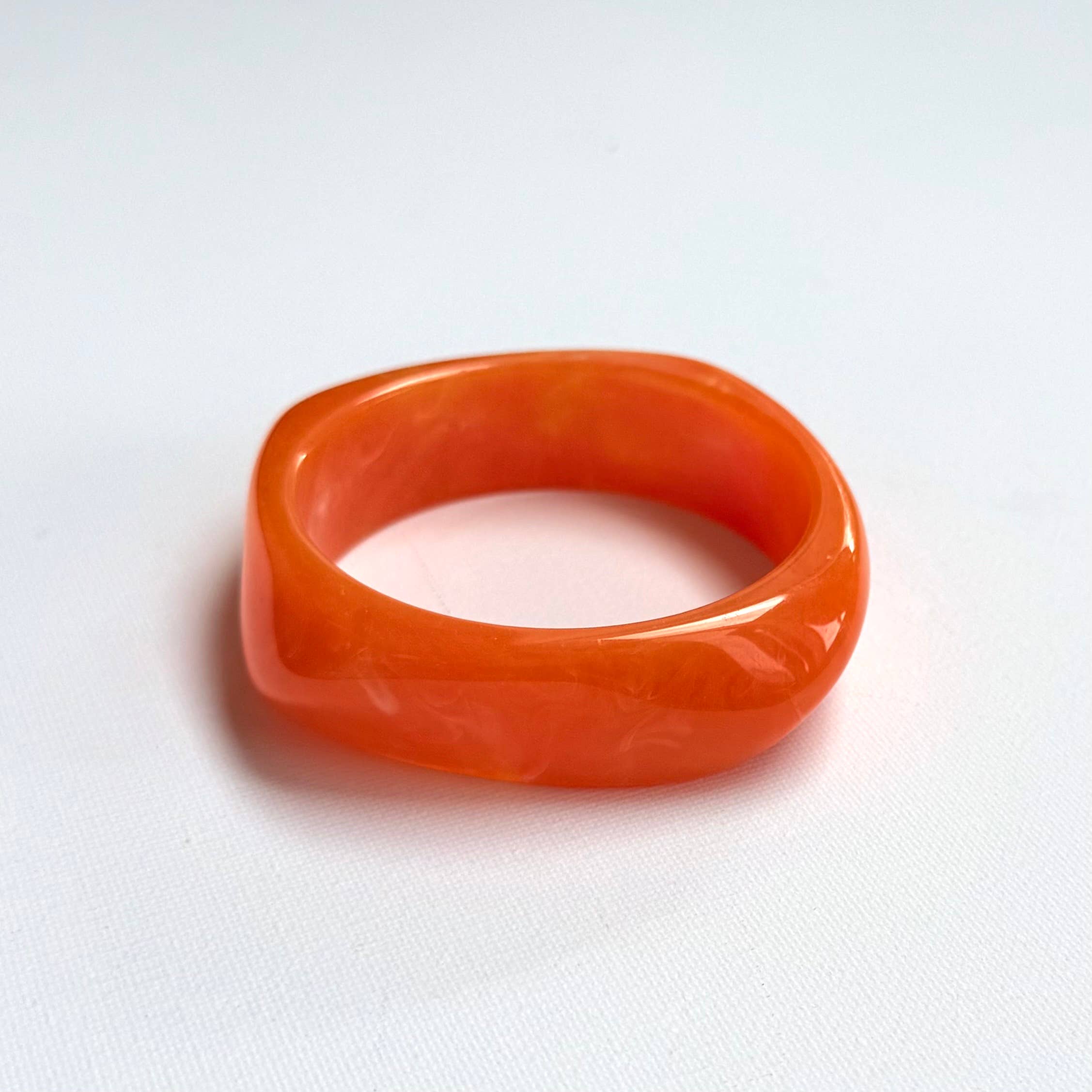 iconic mi - Vente Bracelet jonc - Bijou Bracelet Acrylique Tourbillon Mandarine0