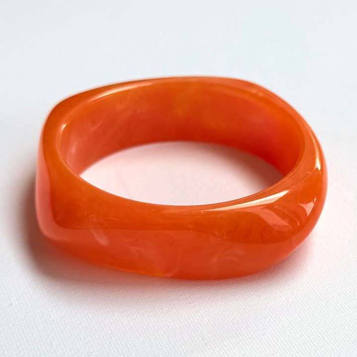 iconic mi - Vendita all'ingrosso Bracciale a polsino - Bracciale in Acrilico a Spirale Gioielli Mandarino0