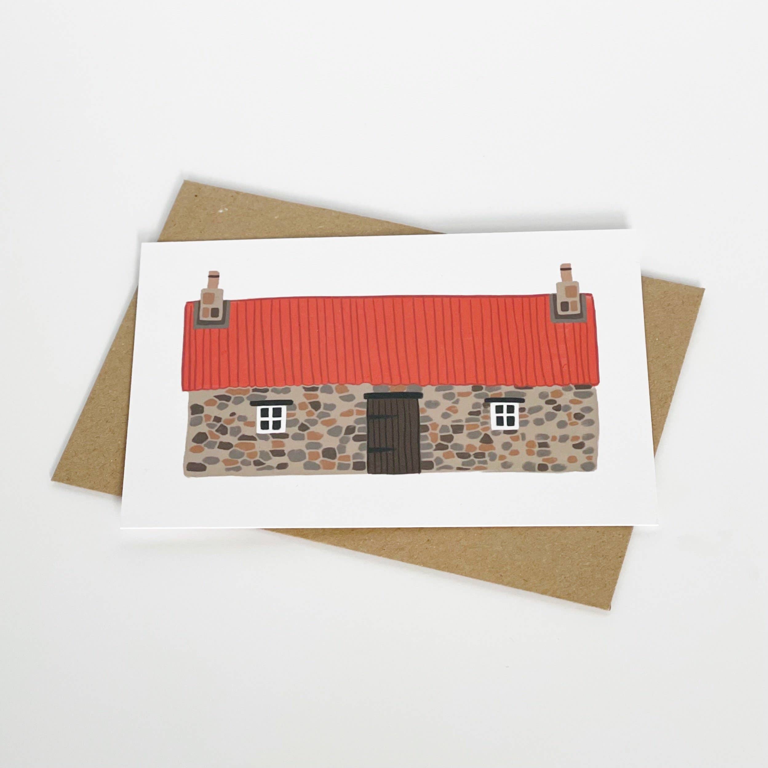 Lomond Paper Co - Wholesale Everyday Greeting Card - Scottish Bothy Blank3