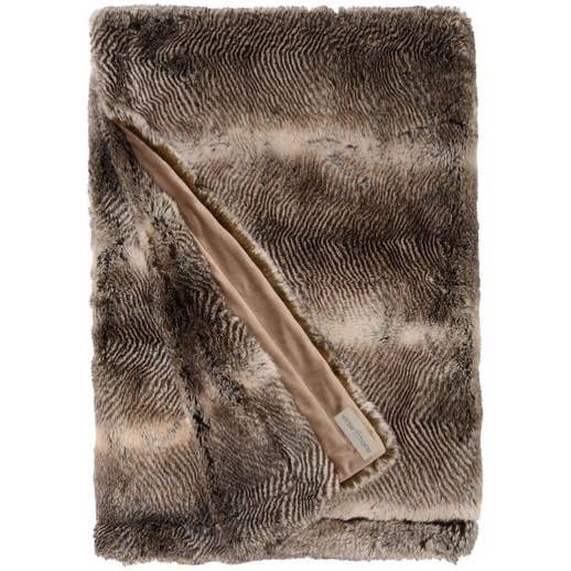 Winterhome - Wholesale Throw Blanket - Winterhome faux fur throw Tamiras 140x200cm
