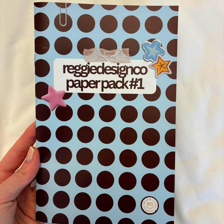 ReggieDesignCo - Wholesale Scrapbook - Pattern Paper Pack 18 Pages of Pattern Paper