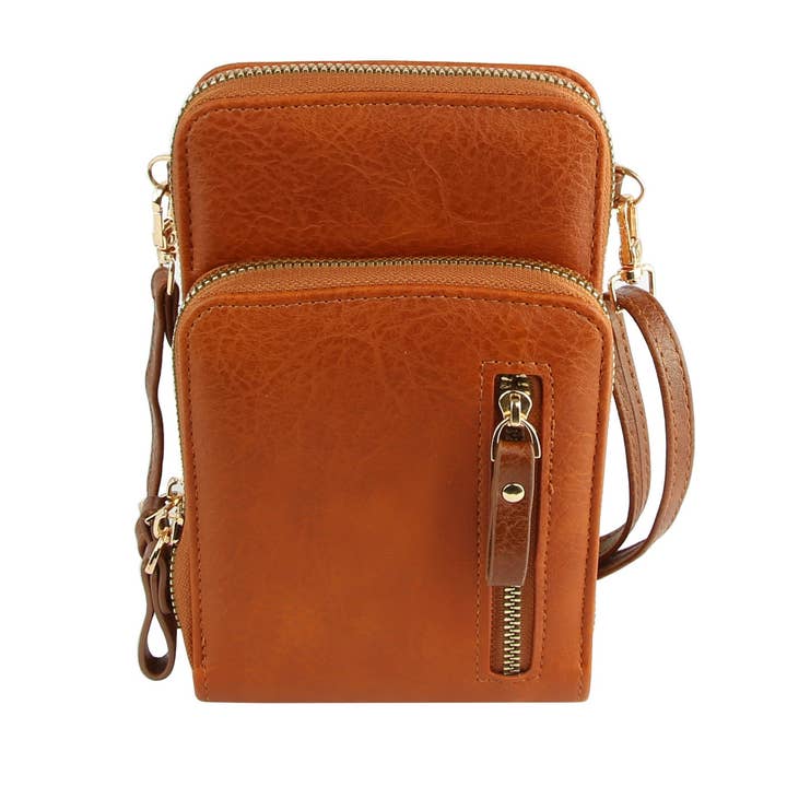 Handbag Factory Corp - Wholesale Crossbody Bag - Women's - Multi Pocket Cellphone Crossbody Bag17